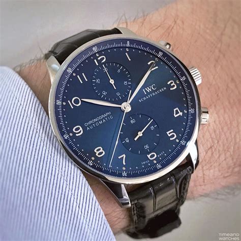 iwc portugieser history|iwc portugieser chronograph blue.